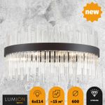 5272/6 MODERNI LN23 149 черный Люстра E14 6*40W 220V MITSUKO