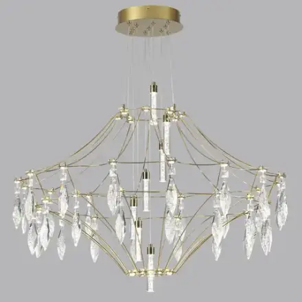 7000/51CL CLASSIC ODL_EX25 069 Потолочный светильник металл/хрусталь/нерж сталь IP20 LED 51W 4000K 220-240V FLAMENCO