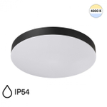 7760/24L MITRA LED SN 545 Светильник пластик/белый/черный LED 24Вт 4000K D300 IP54 GAMMA