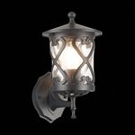 SL085.401.01 Светильник уличный настенный ST-Luce Черный/Черный, Прозрачный E27 1*60W