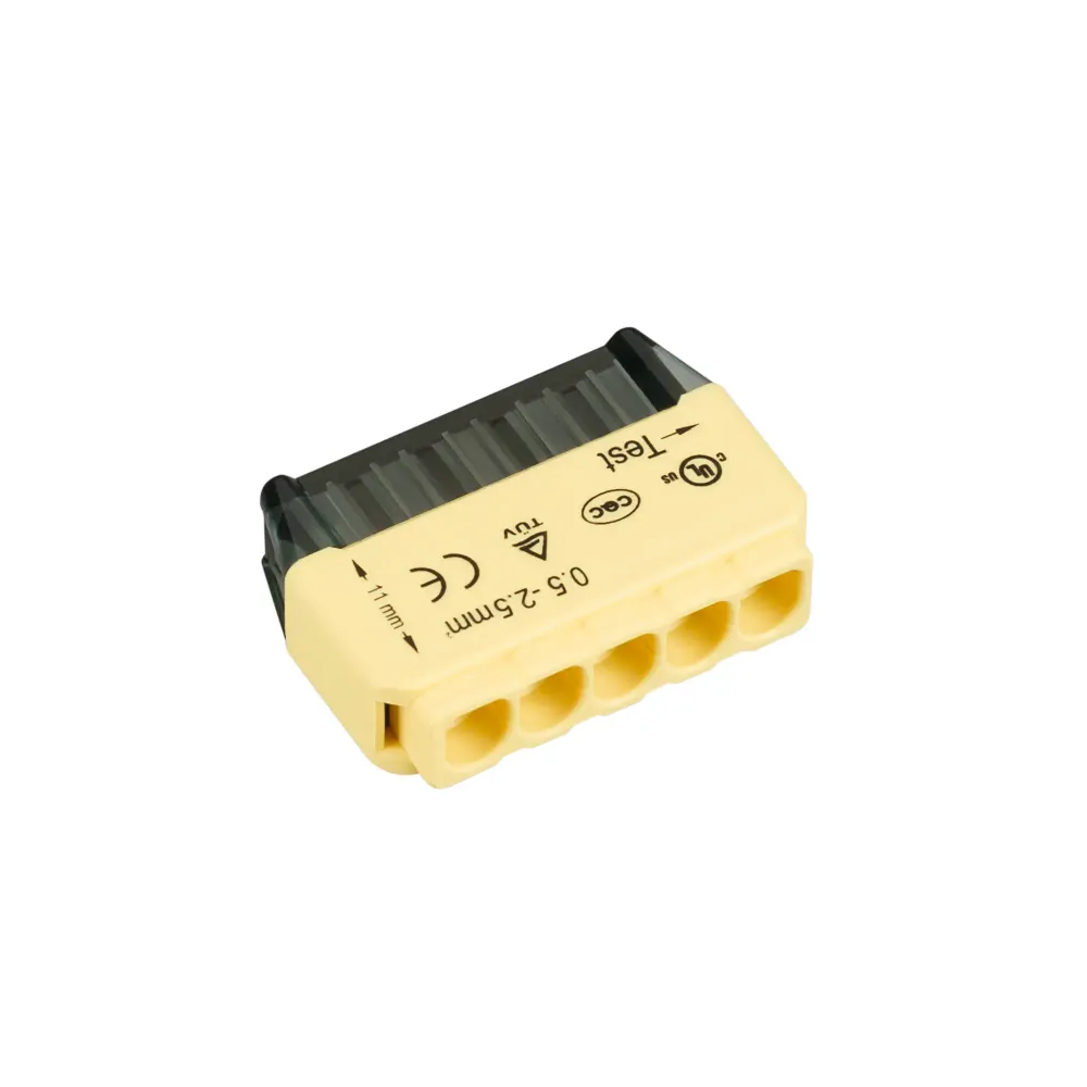 Клемма-коннектор ARL-QCT-5WS2.5-32A (Arlight, Пластик) Клемма-коннектор ARL-QCT-5WS2.5-32A (Arlight, Пластик)