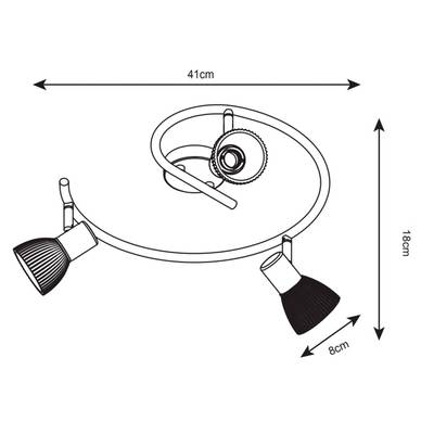 Спот Arte Lamp PARRY A5062PL-3AB, 3хE14