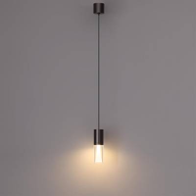 7143/4L HIGHTECH ODL26 Подвесной светильник  черный gun powder/акрилл/металл IP20 LED 4W 280Лм 3000K 180° 220V DEFANCE