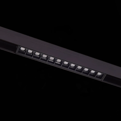 ST361.446.12 Магнитный трековый светильник Черный LED 1*12W 4000K 1 009Lm Ra>80 36° IP20 L222xW22xH44 48V