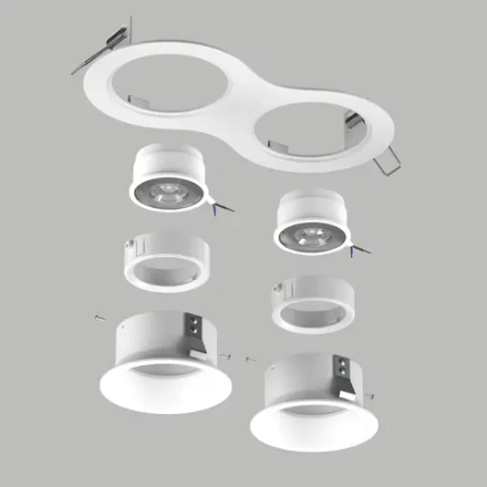 D6260606WMOD Светильник DOMINO ROUND  под LED модуль/лампу МR16 (214626+214606+214606+214006+214006)
