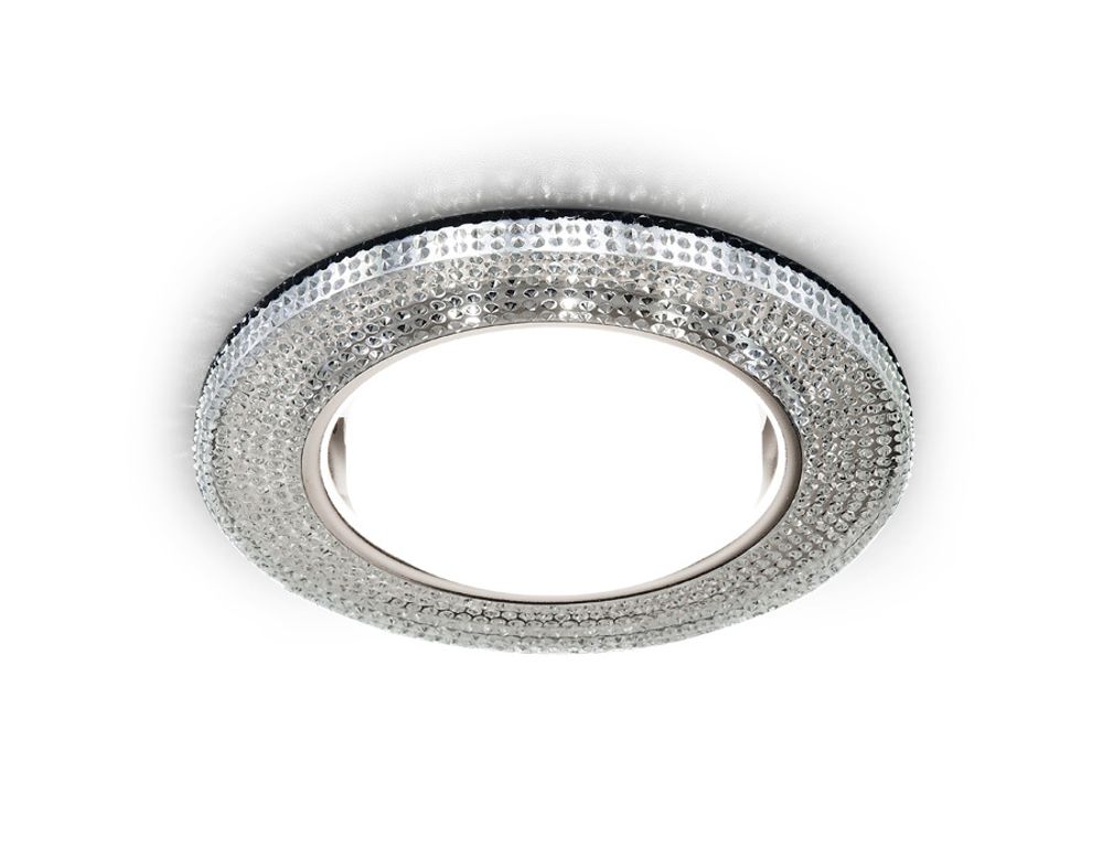 Встраиваемый точечный светильник со светодиодной лентой G290 CH хром/прозрачный GX53+3W(LED WHITE)