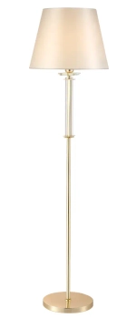 Торшер Crystal Lux NICOLAS PT1 GOLD/WHITE 3401/601