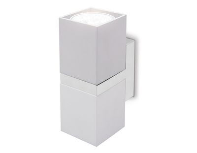 Настенный светильник FW245/2 WH/CH белый/хром GU10*2 max 12W 155*61*80