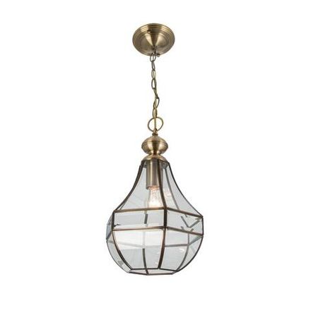 Citilux Гера-1 CL444110 Подвесной светильник витражный Бронза