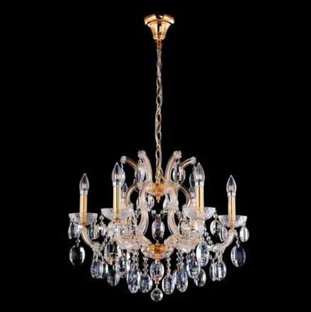 Люстра Crystal Lux HOLLYWOOD SP6 GOLD 2011/306