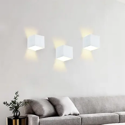 Настенный светодиодный светильник FW139 WH/S белый/песок LED 4200K 10W 170*150*90