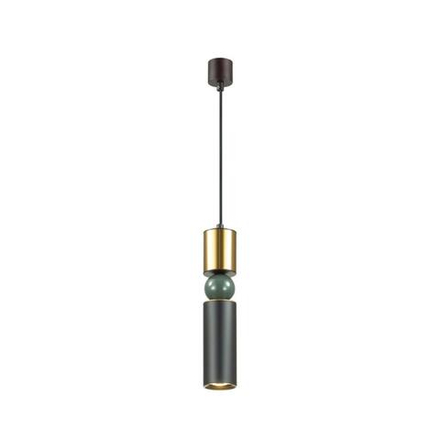 4073/5L L-VISION ODL19 397 черный/золото/зеленый Подвес GU10 1*5W SAKRA