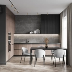 Slim Magnetic Шинопровод встраиваемый с местом под светодиодную ленту чёрный 2м 85132/00