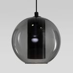 Подвесной светодиодный светильник со стеклянными плафонами 50258/3 LED дымчатый/бирюзовый