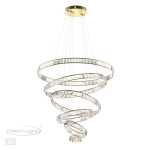 5015/260L L-VISION ODL23 589 золотой/прозрачный металл/хрусталь Люстра LED 260W 4000K 26000Лм VEKIA