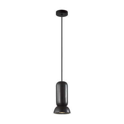 5054/1D PENDANT ODL24 379 черный/металл/керамика Подвес GU10 LED 4W KERAMA