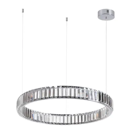 4930/36L L-VISION ODL24 591 хром/прозрачный металл/хрусталь Люстра LED 36W 4000K 4280Лм VEKIA