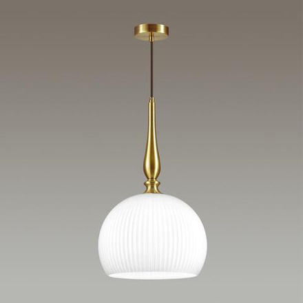 4765/1 PENDANT ODL21 413 белый/бронзовый Подвес E27 60W RUNGA