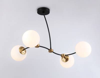 Подвесной светильник TR2544/4 BK/SB черный/бронза E27/4 max 60W 700*450*450