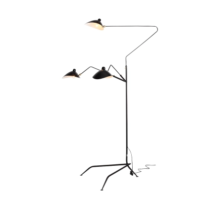SL305.405.03 Торшер ST-Luce Черный/Черный, Белый E27 3*60W