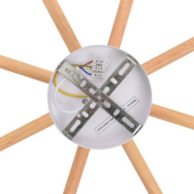 8306/8C COMFI белый, дерево/металл Светильник потолочный GX53 LED 8*7W 220V VUDI