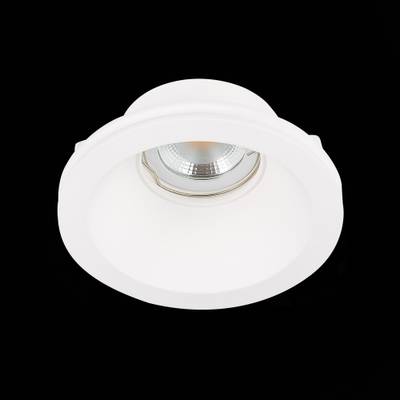 ST254.308.01 Св-к встр. из гипса белый GU10 1*50W  IP20 D120xH50 180-240V Без ламп