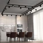 358779 PORT NT21 149 черный Трехфазный трековый светодиодный светильник IP20 LED 15W 4000K 1300Лм 100-265V GRODA