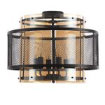 8007/6C MODERNI LN25 черный/черный, золотой металл/металл, стекло Люстра потолочная Е14 6*40W 220V Zarina