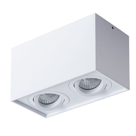 Точечный накладной светильник Arte Lamp FACTOR A5544PL-2WH, 2хGU10