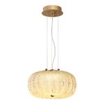7720/24L PIKO LED SN 42 Светильник металл/стекло/прозрачный/золотой LED 24Вт 3000-6500K D300 IP20 пульт ДУ ANGELO