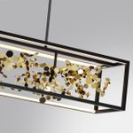 5065/65L L-VISION ODL24 393 черный/золото/металл/металл Люстра LED 1*65W 4000K BILD