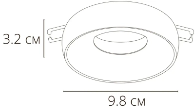 Точечный встраиваемый светильник Arte Lamp HEZE A6665PL-1BK, 1хGU10