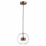 SL1133.233.01 Светильник подвесной ST-Luce Латунь/Прозрачный LED 1*14W 3000K