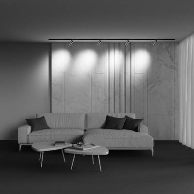 Трековый светильник Focus Led Unity 3000K 12Вт 50°, TR021-1-12W3K-W-BBS. TM Maytoni