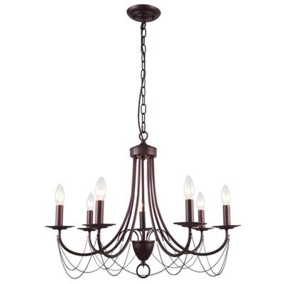 Подвесная люстра Plini 2590-7P, 7*E14*40W. ТМ F-Promo
