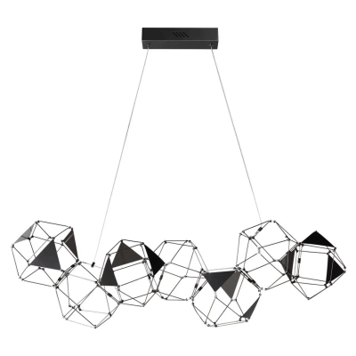 5087/32L L-VISION ODL25 293 черный хром/металл Люстра LED 32W 4000K 1900Лм TRELLIS