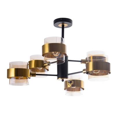 Люстра на штанге Arte Lamp CARLO A8205SP-6BK, 6хE14