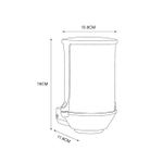 Уличный настенный светильник Arte Lamp MINCHIR A8306AL-1BK, 1хE27