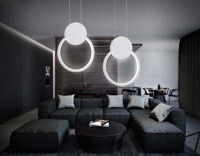 Светильник светодиодный подвесной FL5251 WH белый 9W 4200K 200*20*1200 (без ПДУ)