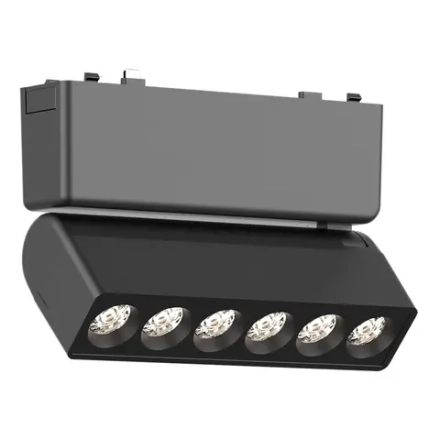 ST675.446.06 Магнитный трековый светильник Черный LED 1*6W 4000K 360Lm Ra>90 >90 IP20 L122xW26xH81 48V