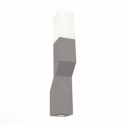 SL100.701.02 Светильник уличный настенный ST-Luce Серый/Белый LED 2*5W 4000K