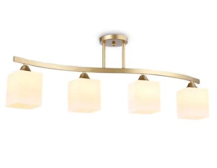 Светильник подвесной TR303122/4 CGD/FR золото/белый матовый E27/4 max 40W 840*150*300