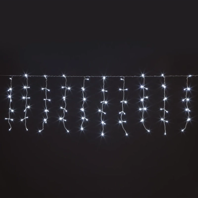 Новогодняя гирлянда занавес белый 1,5*1м IP20 200-001 белый, LED