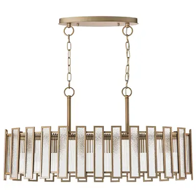 712162 Люстра AGAVE 6х40W E27 ШАМПАНЬ/ПРОЗРАЧНЫЙ Lightstar