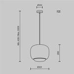 Подвесной светильник Brio 3000К 20Вт MOD466PL-L12W3K. TM Maytoni