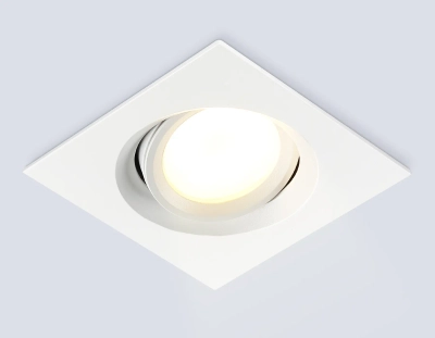 Светильник встраиваемый TN1143 WH белый IP44 GU5.3 95*95*38
