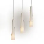 804310 Подвес PETALO 1х40W E14 ХРОМ/БЕЛЫЙ Lightstar