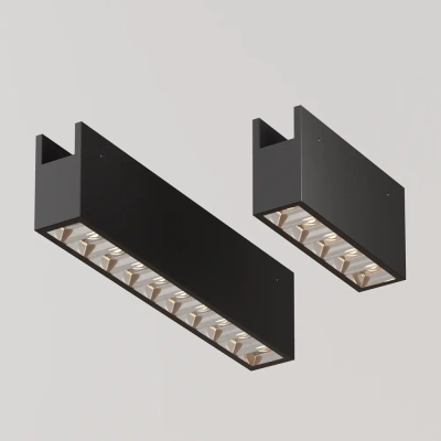 Уличный трековый светильник Точки / Points Elasity IP 3000К 20Вт 45° черный, O-TR01-3-S-20WB3K. TM Maytoni