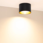 Светильник SP-BISCOTTO-R120-12W Warm3300-MIX (BK-GD, 80 deg, 230V) (Arlight, IP54 Металл, 5 лет)