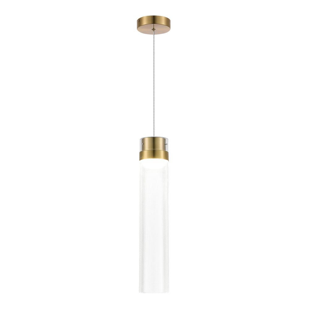 SL6236.303.01 Светильник подвесной ST-Luce Латунь/Прозрачный LED 1*12W 4000K